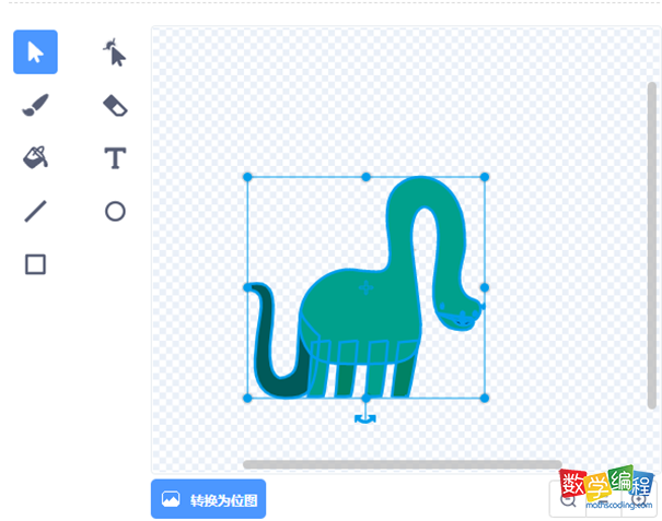 设置造型调整角色的大小 设置造型调整角色的大小