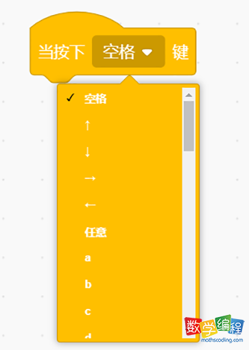 当按下…键事件 当按下…键事件