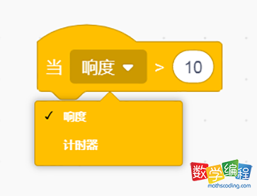当响度、计时器>…事件 当响度、计时器>…事件