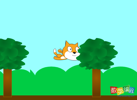 scratch飞翔的小猫要达到的效果 scratch飞翔的小猫要达到的效果