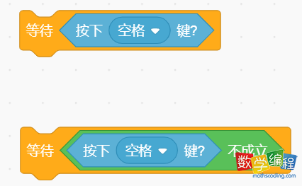 按下空格为真,按下空格不成立就是抬起空格键为真 按下空格为真,按下空格不成立就是抬起空格键为真