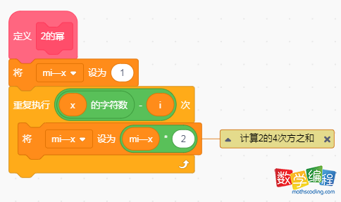 计算2的4次方之和 计算2的4次方之和