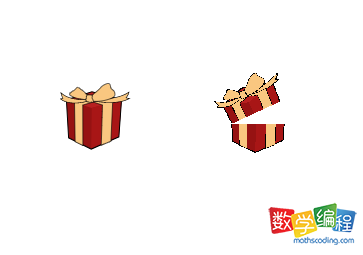 scratch打开礼物盒，蓝桥杯stema中级师训真题