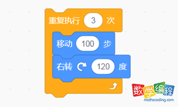 scratch绘制一个正三角形