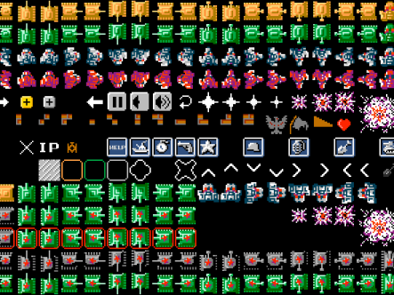 红白机时代90坦克大战游戏素材+音效