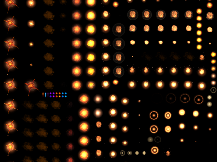 2d游戏爆炸特效动画素材