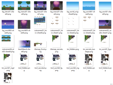2D像素横版游戏场景素材