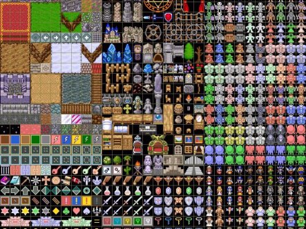 2D像素风格魔塔冒险游戏素材