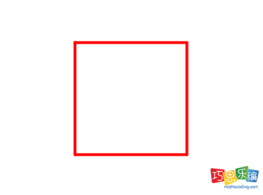 scratch绘制正方形，电子学会图形化编程等级考试二级真题