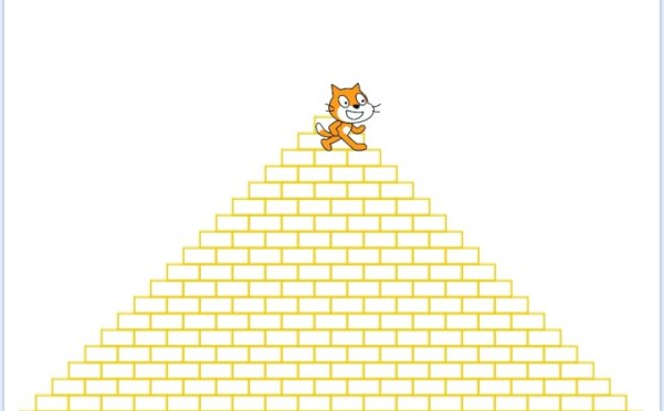 绘制金字塔-第10届蓝桥杯Scratch选拔赛真题精选