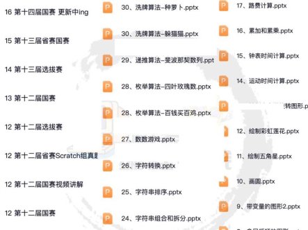 2025年更新 Scratch蓝桥杯、Scratch等级考试 资料打包下载