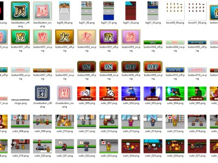 2D热血街头格斗游戏素材