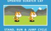 scratch 奔走、跳跃 循环代码