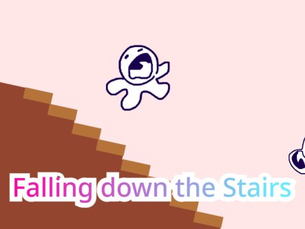 从楼梯上摔下来