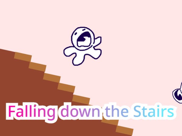 从楼梯上摔下来