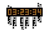 滑动条数字时钟
